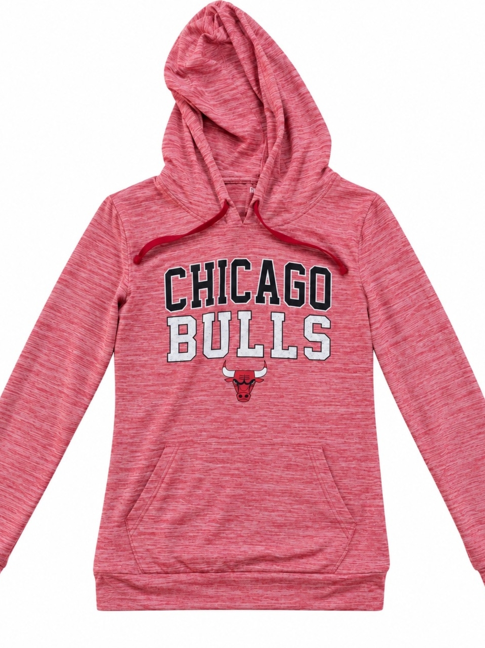 Chicago Bulls Women's Red Hooded Long Sleeve
